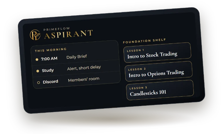 Aspirant on a tablet: the 7 a.m. Daily Brief and the Foundation lessons